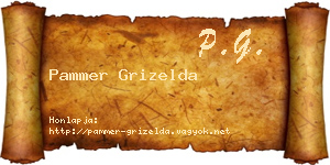 Pammer Grizelda névjegykártya